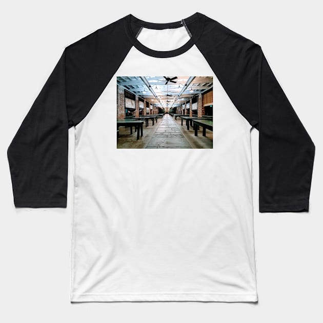 Market at Charleston South Carolina Photograph Baseball T-Shirt by SubtleSplit